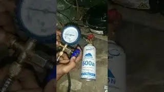 r 600 gas charging LG single door 185 litar #viral