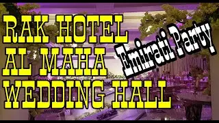 AL MAHA WEDDING HALL BESIDE RAS AL KHAIMAH HOTEL || NEW NORMAL TABLE SETTINGS || FLORAL DECORATION