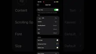 How to turn off Hover text in ios 26!📱