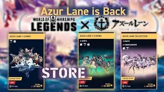 Azure Lane Returns - Store Items Review | World of Warships Legends