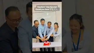Teachers Day Special! Thank you so much Dear Students #maxnepalscoop #studyinjapan #teachersday