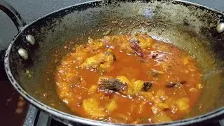 Cooking vlog Fish curry with potato speaking broken english+Hindi 