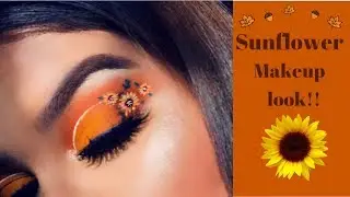 Sunflower Makeup look!!