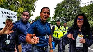 BORDER FORCE DEMAND I TURN MY CAMERA OFF, AND SAY IT'S ILLEGAL TO FILM THEM!!!! - Custom House LHR