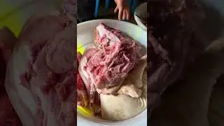 #Rural cuisine#Record life#Pig slaughtering rice#The second meal of this year the local