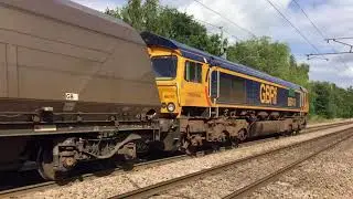 GBRf 66741 'Swanage Railway' 4N80 at Arksey 26/8/17