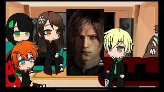 Harry Potter Character react to Harry as Leon S.Kennedy |a lil bit drarry |warning in desc
