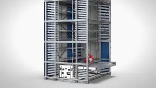Vertical storage lift Compact Twin