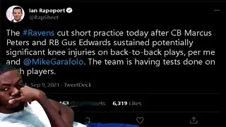Ravens 2021 Season Preview - GUS EDWARDS AND MARCUS PETERS POTENTIONALLY OUT FOR THE SEASON!! 😓