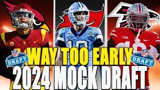 WAY TOO EARLY 2024 NFL MOCK DRAFT!!! | Do the Cardinals Move on from Kyler Murray Already?