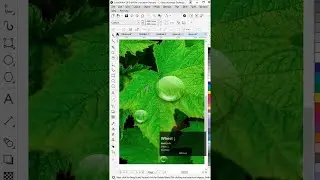 water drop effect in CorelDraw | coreldraw tutorial