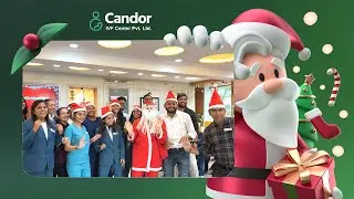SURPRISE VISIT BY SANTA @CandorIVFCenterAT CANDOR IVF CENTER