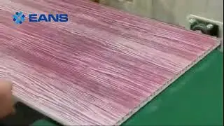 Double Colors Printing UV Coating Machine For PVC WPC Doors
