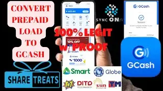 Convert | Prepaid Load | GCASH via Share Treats App