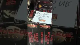 Look at all these Rare VHS Tapes! #vhs #vcr #retrotapes #halloween #retro #tapehunters#tapes