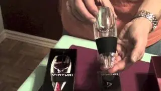 Wine Vinturi Aerator Unboxing with Wine Tower
