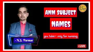ANM SUBJECTS NAME IN NURSING