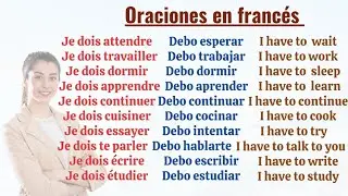 Crear oraciones en francés con el verbo deber : Devoir ✍️