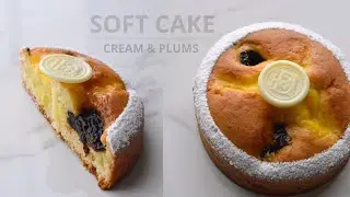 TORTA SOFFICE CREMA & PRUGNE 💛💜 | Denise Castagno |
