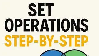 Set Operations Step‑by‑Step | Beginner Friendly #math_live_class #livestream #mathmadeeasy 