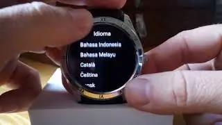Smartwatch Diggro Di05 language select