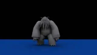 3D monster animation