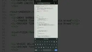Google blogger Post writing in HTML using mobile phone, Android phone to Coding