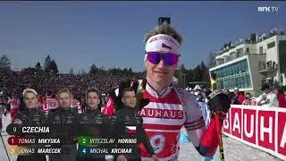 Skiskyting Verdenscup 24-25, Løp 45, Stafett Menn, Nove Mesto, Tsjekkia
