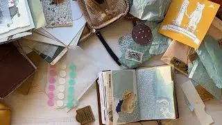 Journal with me #17 | great bear & social distancing bunny | Frau Biber |Travelers Notebook Passport