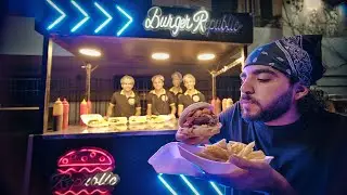 تجربة اشهر و ارخص عربية برجر في مصر || Burger Republic