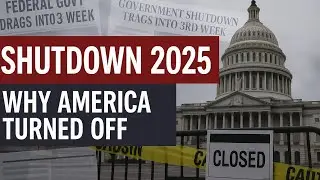 When America Hits Pause: The 2025 Government Shutdown Explained#USShutdown #GovernmentCrisis 