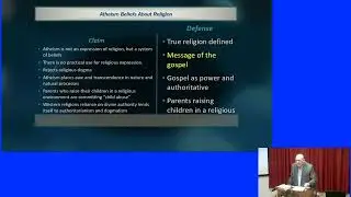 Give a Defense: Atheism Beliefs about Religion