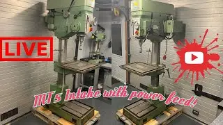 Ixion BS 50 MT5 Intake with Power feed Drill Press.