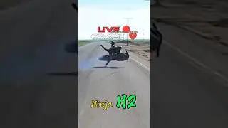 live bike crash ho gaya💔 Kawasaki Ninja h2 Crash 😭Axomjhon Assam #shorts #crash #ninja #h2 #h2r #rr.