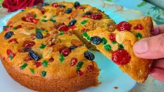 No Egg, No Alcohol, New Year Special Plum Cake Recipe || Bakery Style Plum Cake Recipe