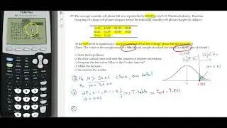 Hypothesis testing using TI-84 calculator (T-test, Right tailed)