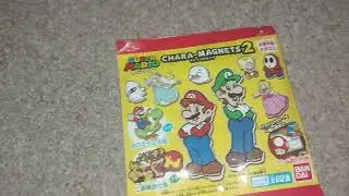 UNBOXING A SUPER MARIO CHARGA MAGNETS 2 BLIND BAG (BOWSER JR SUPER RARE MAGNET)
