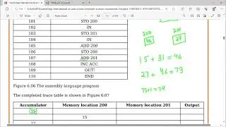 Tracing an assembly language program | A level Computer Science