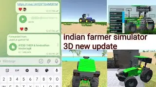 Indian farmer simulator 3D game ka New update aagya 🤩✔️ #indianfarmersimulator3d