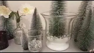 Winter Tischdeko/DIY Deko Ideen f&uuml;r WEIHNACHTEN/ XMAS Dekor