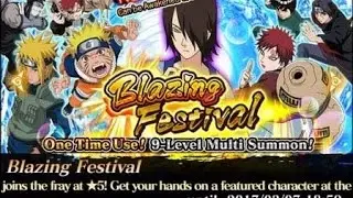 Naruto Blazing!!All New Summoming Special On Blazing Festival