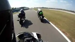 2010 HONDA CBR 600RR ABS AT DONINGTON PARK HELMET CAM