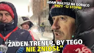 ADAM MAŁYSZ WPROST O ZWOLNIENIU TRENERA. JASNE STANOWISKO PRZED IGRZYSKAMI