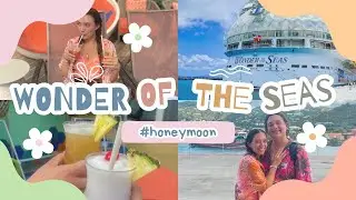 WONDER OF THE SEAS & 3 SEA DAYS | honeymoon cruise vlog