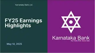 Karnataka Bank | FY2025 | Investor Presentation Summary