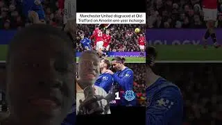 TEN MAN EVERTON BEAT UNITED AT OLD TRAFFORD || MAN UNITED 0-1 EVERTON || GANA GUEYE SILLY RED CARD 