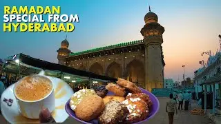 Nimrah Cafe Hyderabad | Famous Irani Chai | Ramadan In Hyderabad | Iftari at Makkah Masjid Charminar