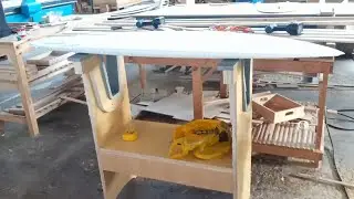 CNC Shaping a Kite Surfboard in KaroroCAM  - Part 15 - Building the Shaping Stand