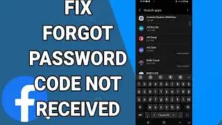 How To Fix Facebook Forgot Password Code Not Received