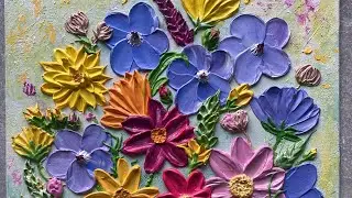 How to paint impasto flowers I Short Impasto Tutorial